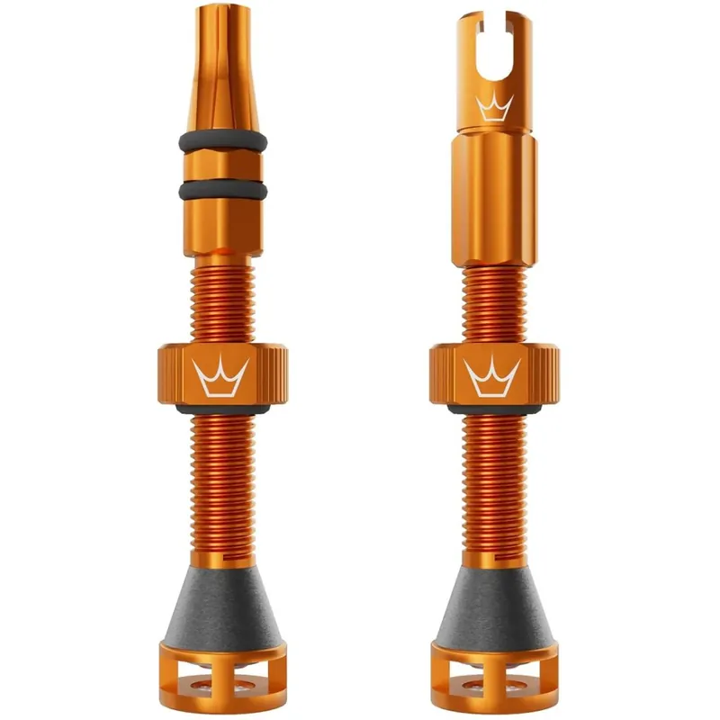 Peaty‘s Holeshot Fast Flow Tubeless Ventile - mango Kracherpreis