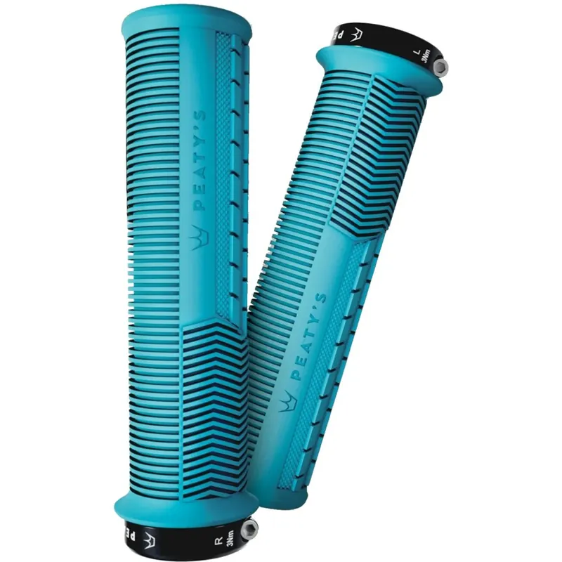 Peaty‘s Monarch Grips Mushroom Thick Lenkergriffe - Türkis Online Kaufen