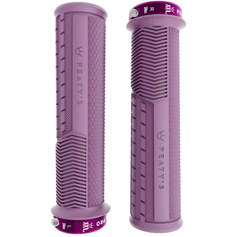 Saisonangebot Peaty‘s Monarch Pro Grips Knurl Thick Lenkergriffe - Plum Purple
