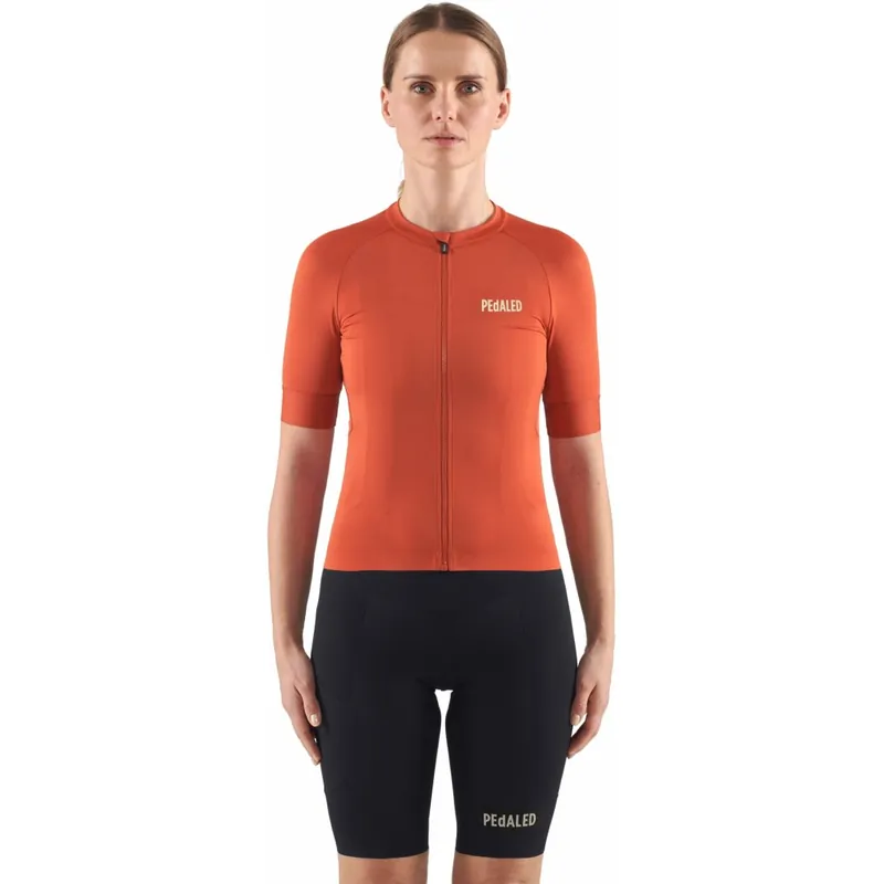 Top-Angebot PEdALED E. Lightweight Kurzarmtrikot Damen - Brick Red W5SLJEL