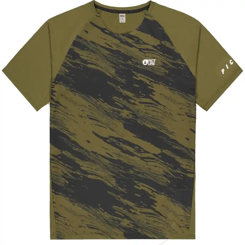 Picture Osborn Printed T-Shirt Herren - Magma Tobacco Print Neue Ware