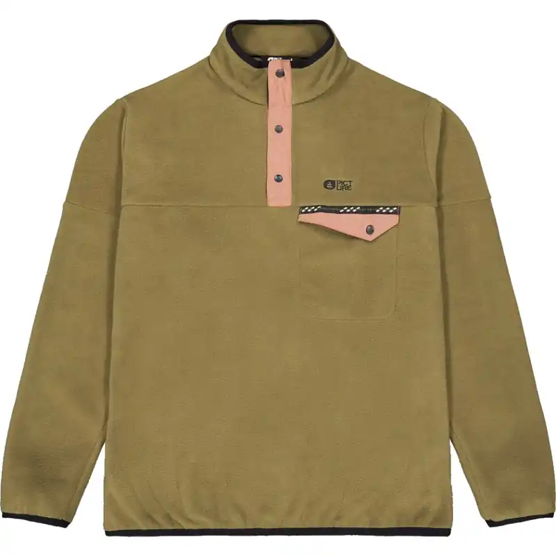 Picture Arcca 1/4 Fleecepullover Herren - Tobacco Solange Der Vorrat Reicht
