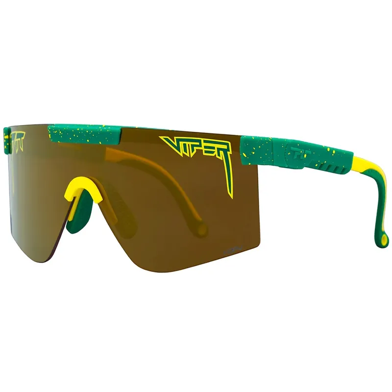 Geprüft Pit Viper The Originals 2.0 HDPV Polarized Brille - Straya / Gold Wide