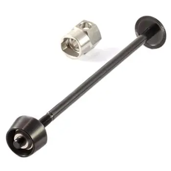 Zertifiziert Pitlock Set 04 Vorderradschloss 119mm max. Einbaubreite - schwarz