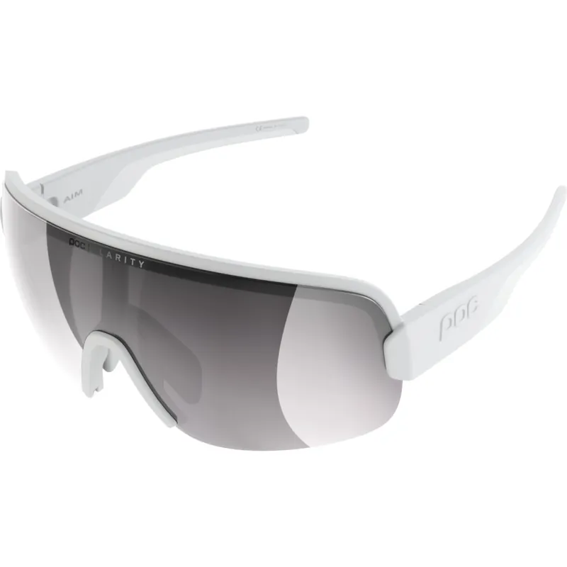 POC Aim Brille - Hydrogen White - Clarity Road/Sunny Silver Versand Am Gleichen Tag