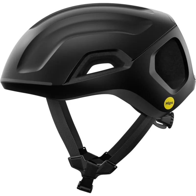 POC Ventral Tempus MIPS Helm - 1037 Uranium Black Matt Aktuell