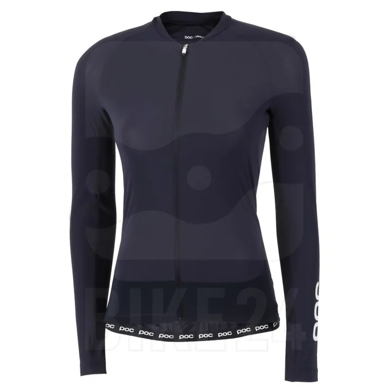 Heißes Angebot POC Essential Road Langarmtrikot Damen - 1531 Navy Black