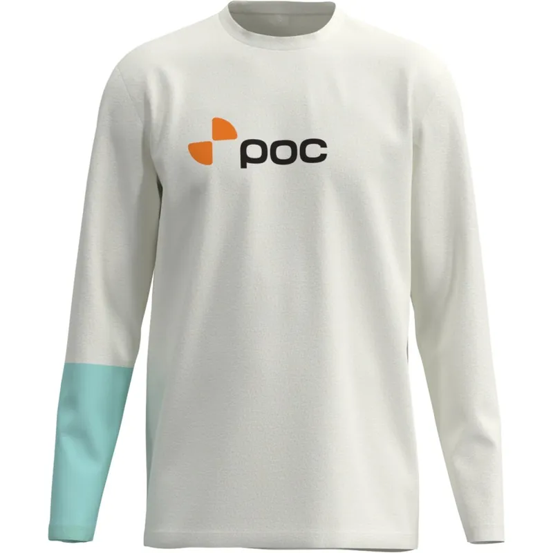 POC Langarmshirt Herren - 8896 Hydrogen White/Lazurite Blue Saisonangebot