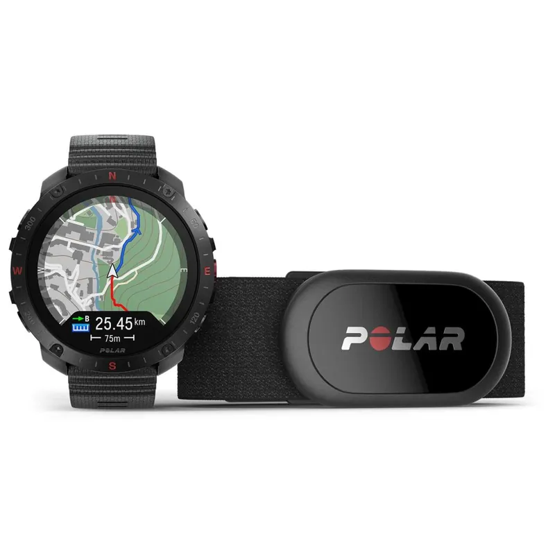 Bestseller Polar Grit X2 Pro HR GPS Multisport Uhr + H10 Sensor - schwarz