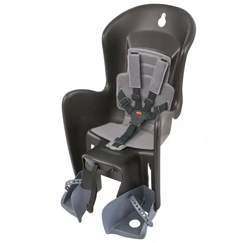 Polisport Bilby Maxi CFS Fahrradkindersitz für Gepäckträgermontage - schwarz/dunkelgrau Highlight