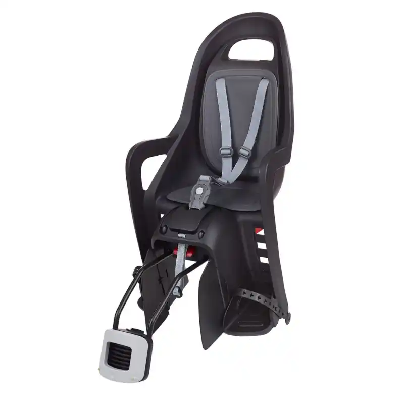 Polisport Groovy RS Plus Fahrradkindersitz für Rahmenmontage - schwarz/dunkelgrau Zertifiziert