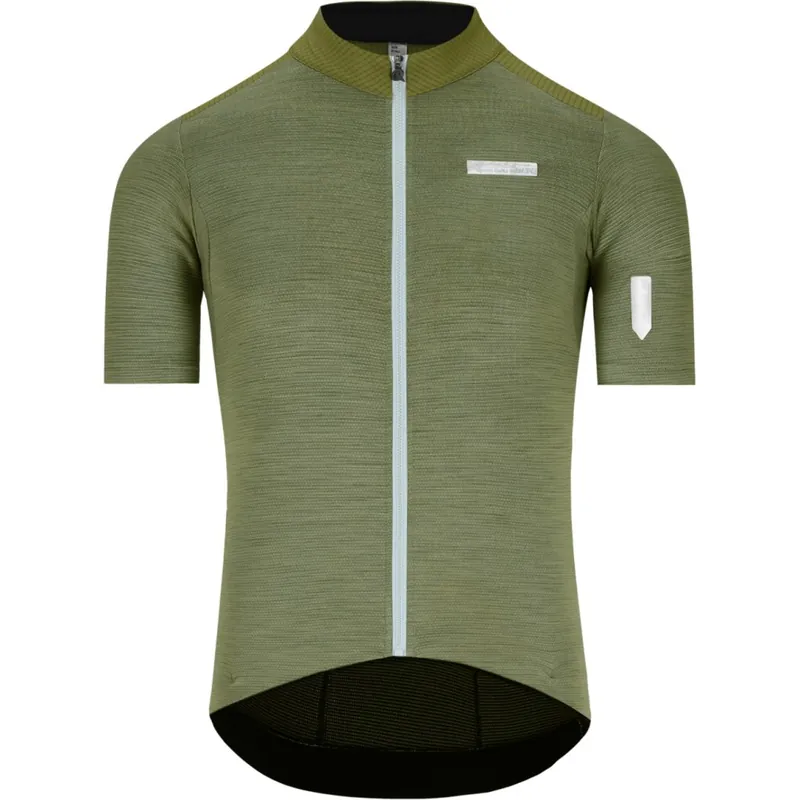 Q36.5 Adventure Tech Merino Kurzarmtrikot Herren - drab green Meistverkauft