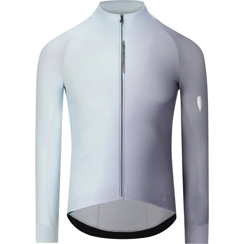 Begrenztes Angebot Q36.5 Gregarius Hybrid Big Fade Langarmtrikot Herren - grisaille blue