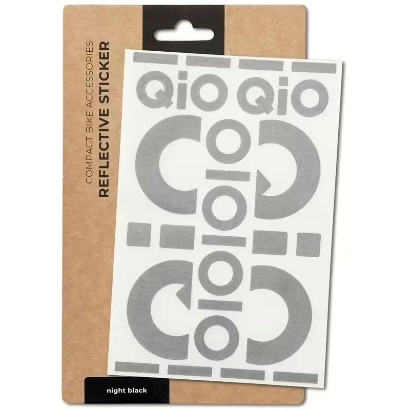 Günstig QiO Reflexaufkleber - für Rahmenfarbe night black matt