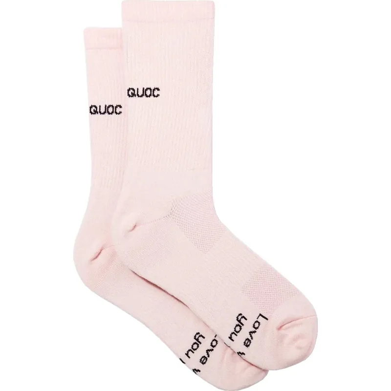 QUOC All Road Fahrradsocken - dusty pink Bestpreis