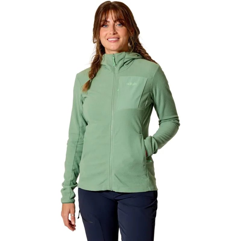 Aktuell Rab Tecton Hoody Fleecejacke Damen - dark fig green