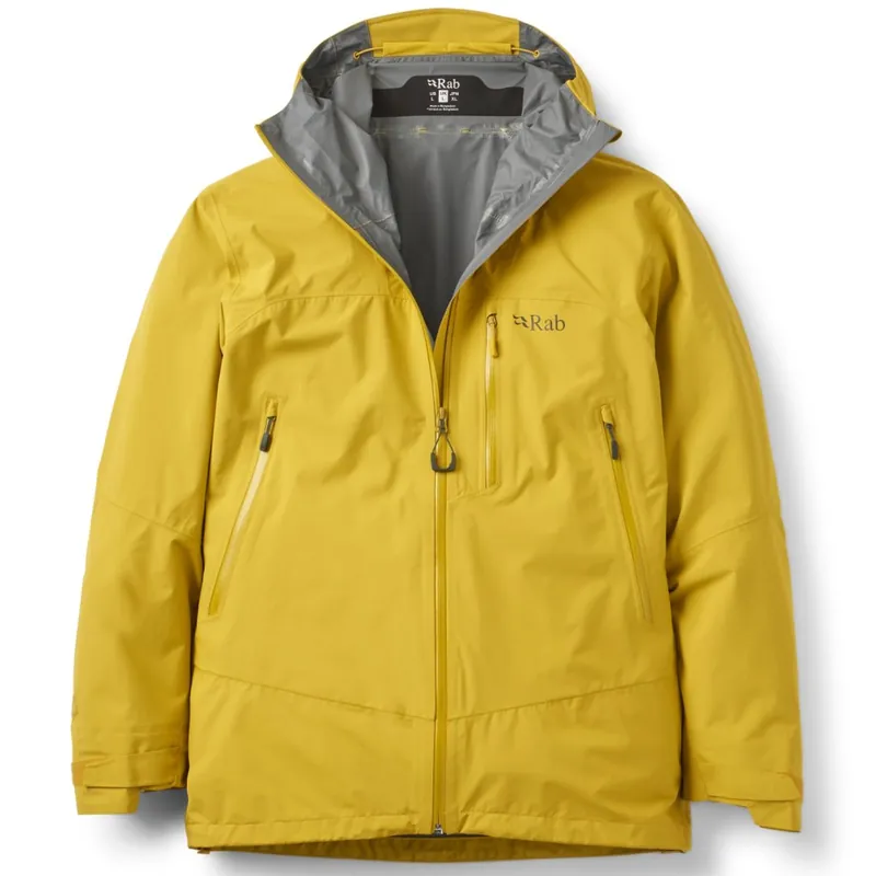 Rab Downpour Mountain Jacke Herren - dark pollen Solange Der Vorrat Reicht