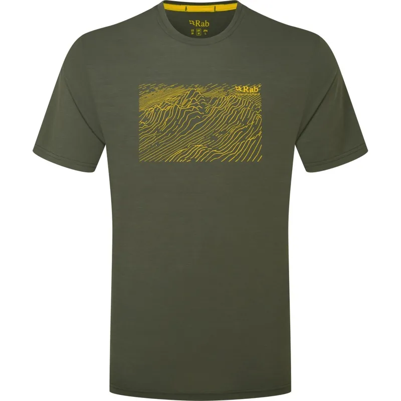 Billig Rab Syncrino Ridge T-Shirt Herren - oliv