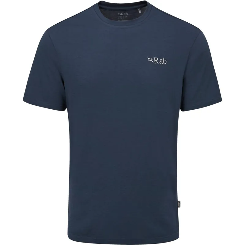 Rab Crimp Elevation T-Shirt Herren - tempest blue Schneller Versand