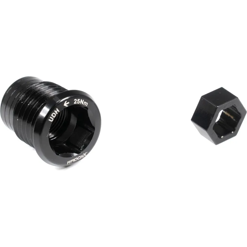 Radoxx Components UDH Long Axle Adapter - schwarz Nur Für Kurze Zeit