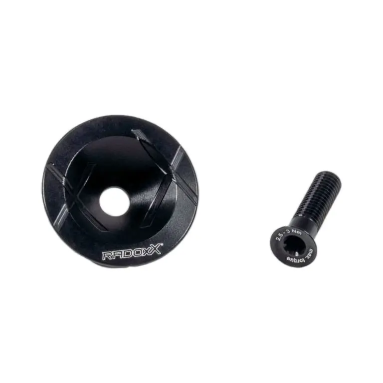 Radoxx Components A Light Head Cap 2.0 - Ahead-Kappe - schwarz Solange Der Vorrat Reicht