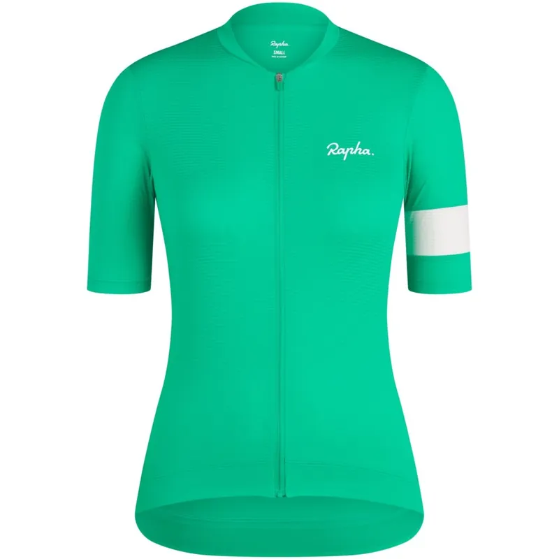 Rapha Core Lightweight Kurzarmtrikot Damen - fresh green/white Sichere Zahlung