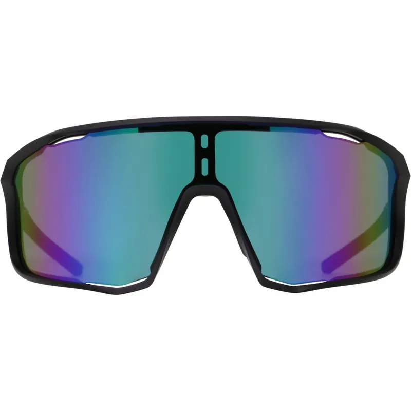 Schnäppchen Red Bull SPECT Eyewear RUMBLE Sonnenbrille - 004 black smoke with green mirror