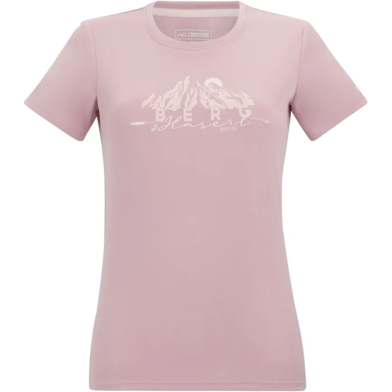 Meistverkauft Regatta Fingal Slogan T-Shirt Damen - Powder Lilac ZN7