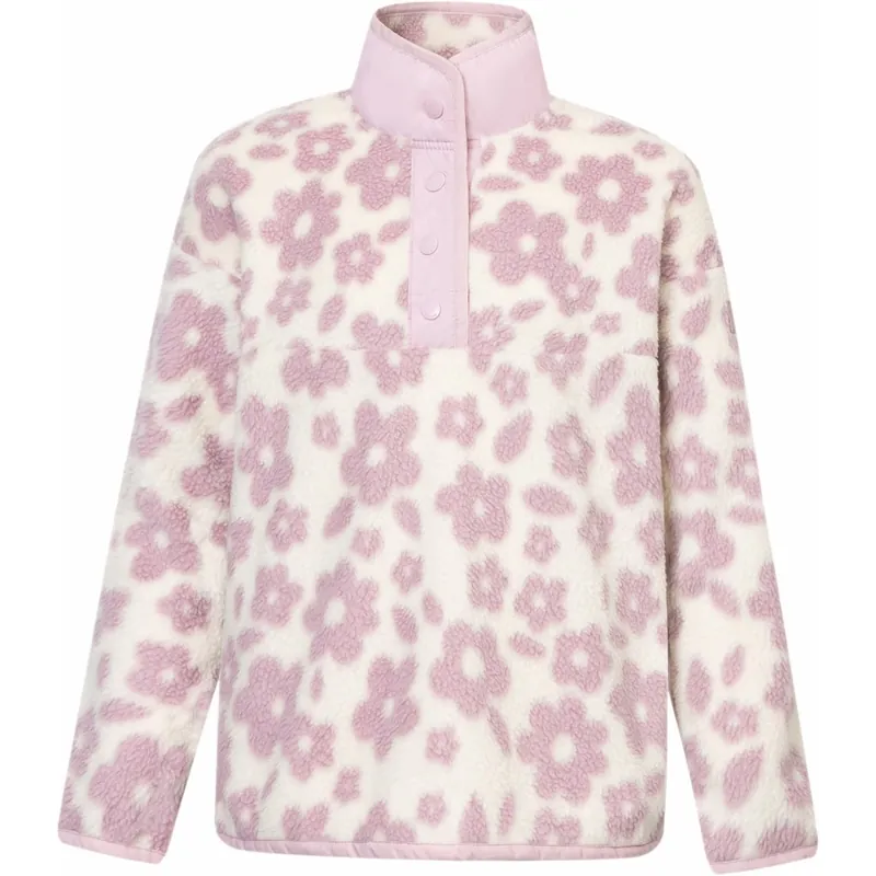 Direktkauf Regatta Eva Fleecepullover Kinder - Light Vanilla Floral/Powder Lilac 0PQ