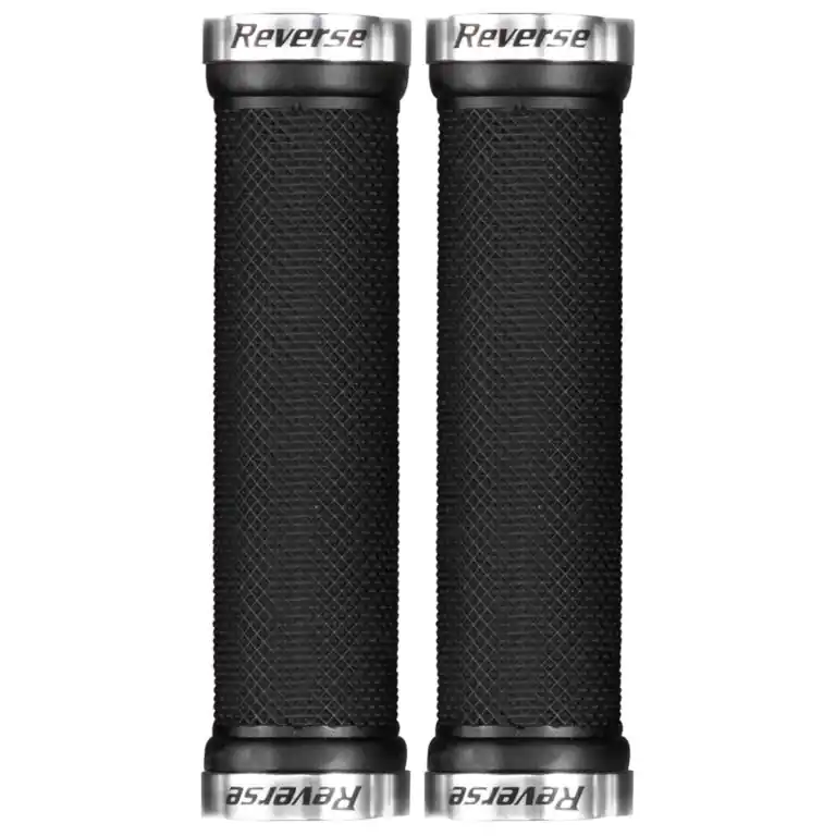 Reverse Components Classic Lock-On Griffe 29mm - black/silver Versand Am Gleichen Tag