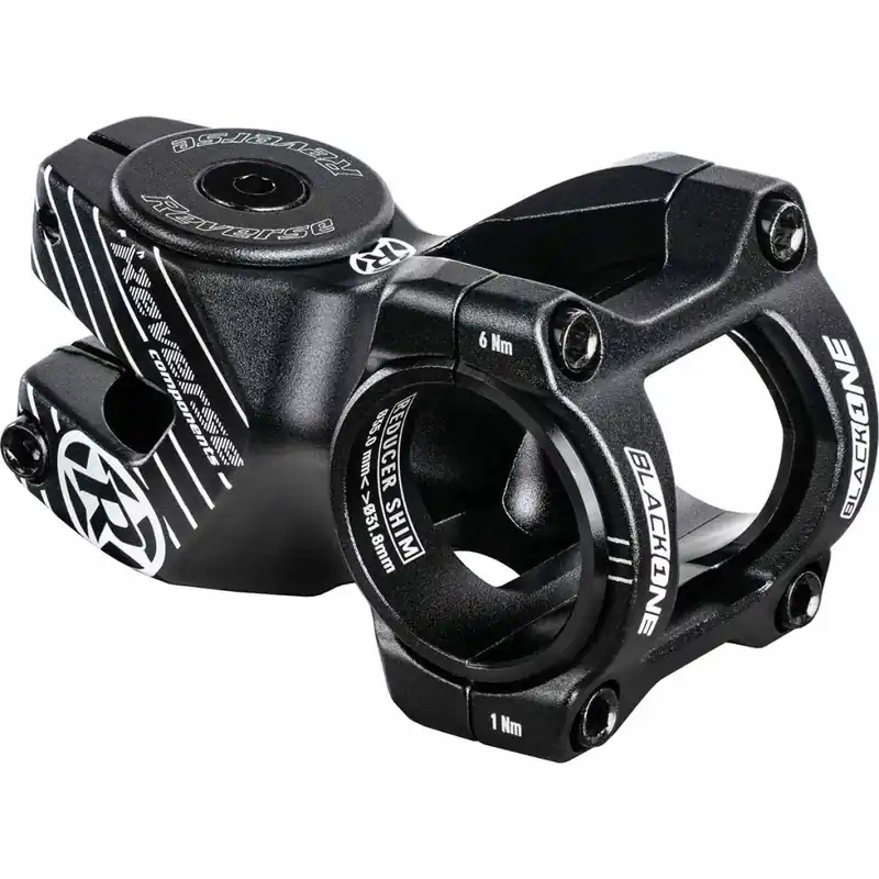 Nur Heute Reverse Components Black-One D-2 MTB Vorbau 50mm - 31.8/35mm - schwarz/weiß
