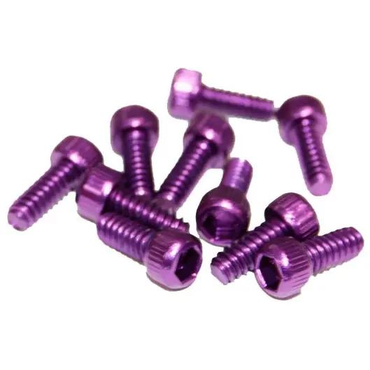 Reverse Components Aluminium Pedal Pins für Escape Pro & Black ONE - lila Geprüft