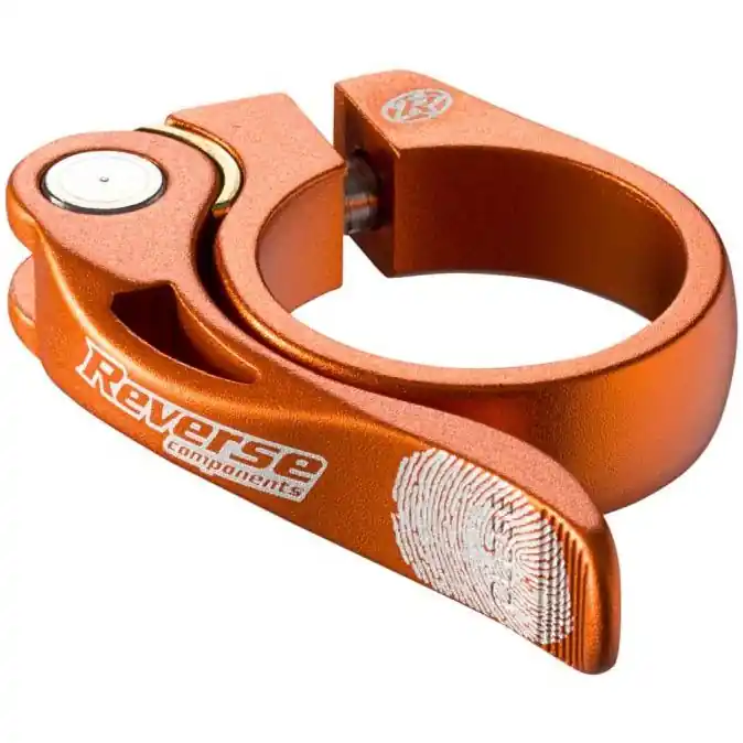Garantierte Lieferung Reverse Components Long Life 34,9mm Sattelklemme - orange