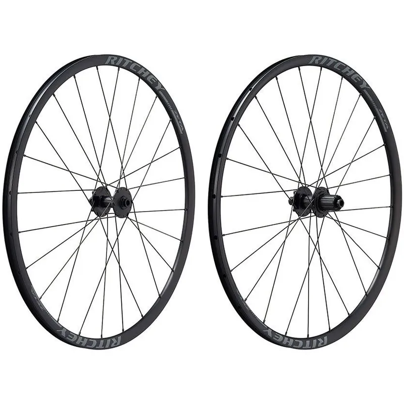 Sale Ritchey Comp Zeta Disc Laufradsatz Drahtreifen / Tubeless 6-Loch - VR 12x100mm HR 12x142mm - Shimano HG