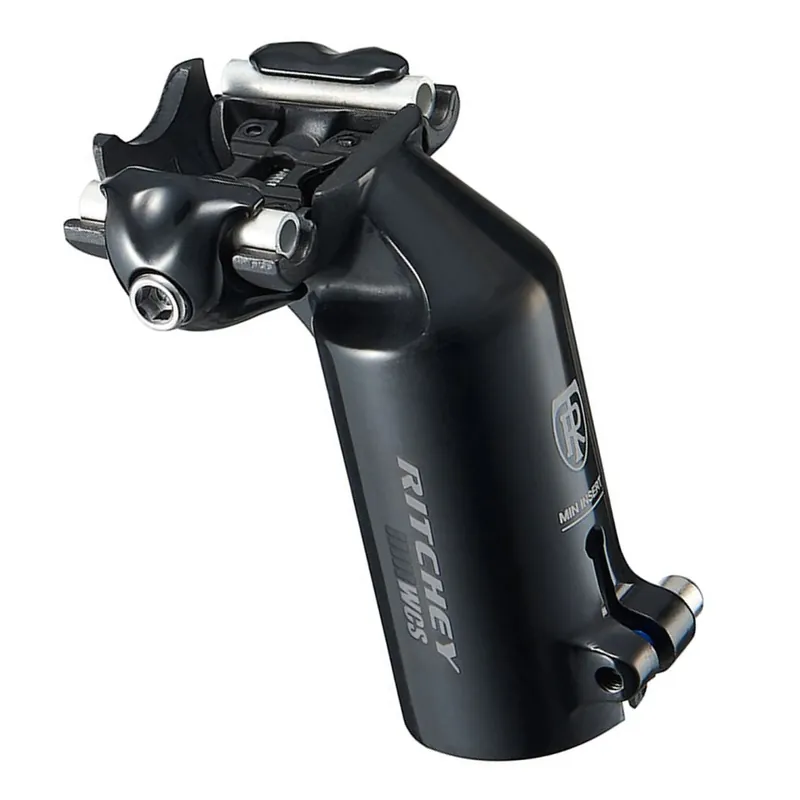 Ritchey WCS 1-Bolt Mast Topper - Sattelstützkopf mit Klemmmaterial für integrierte Sattelstützen - high-polish black - 25mm offset Schnäppchen