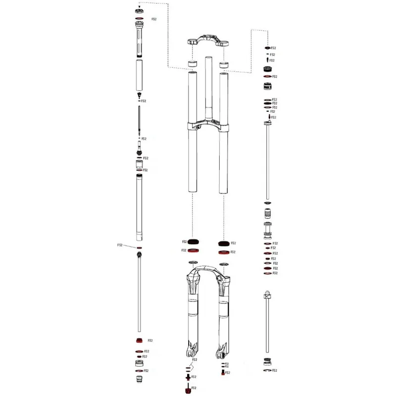 Top-Preis RockShox Servicekit Full für BoXXer World Cup - 11.4018.055.030
