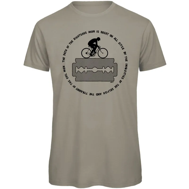 RTTshirts Ezekiel 25 17 Fahrrad T-Shirt Herren - hellgrau Sonderangebot