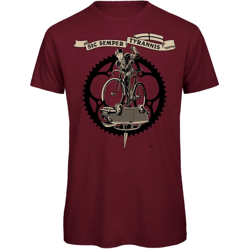 RTTshirts St. George Fahrrad T-Shirt Herren - bordeaux Neu Im Sortiment