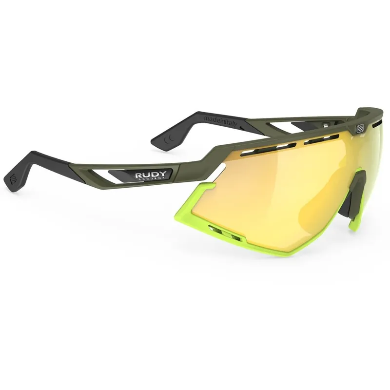 Rudy Project Defender Brille - Olive Matte/Multilaser Yellow Preiswert