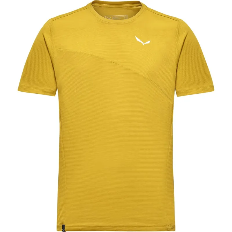 Salewa Puez Sporty Dry T-Shirt Herren - olive oil 5B10 Billig