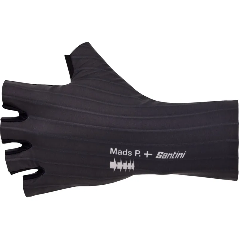 Santini Mads Pedersen Momentum Series Aero Kurzfinger-Handschuhe - black NE Neue Kollektion
