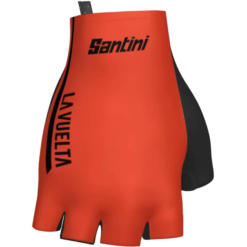 Mega-Angebot Santini La Vuelta Red Kurzfinger-Handschuhe - red RS