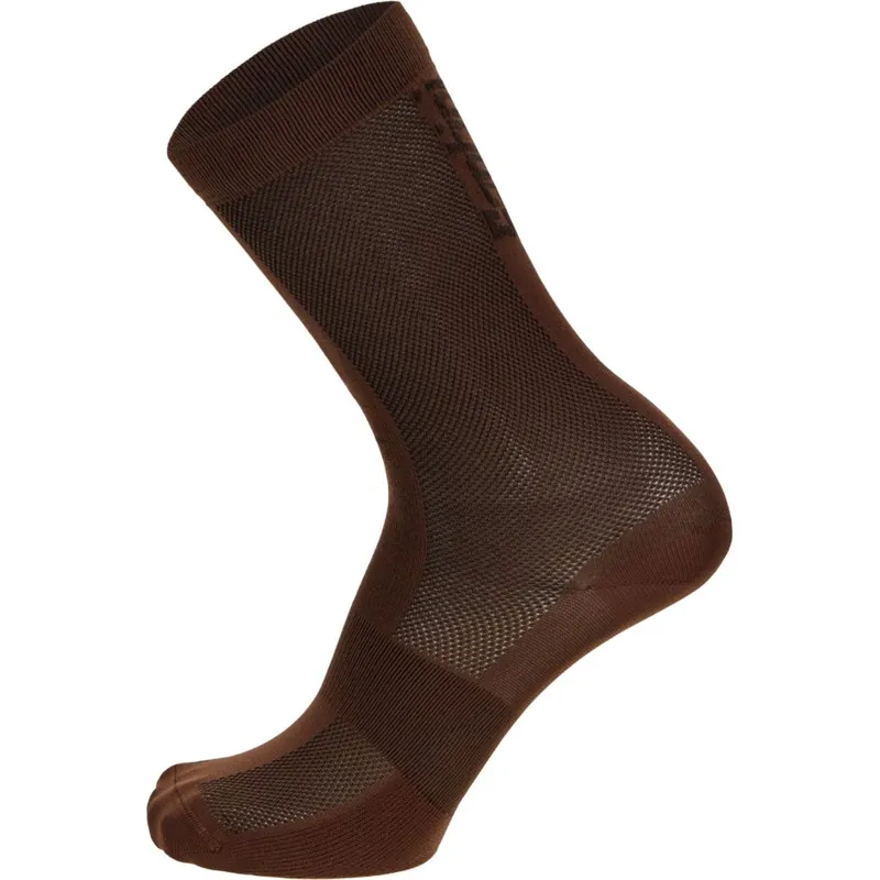 Santini Puro High Profile Socken - chocolate CC Geprüft