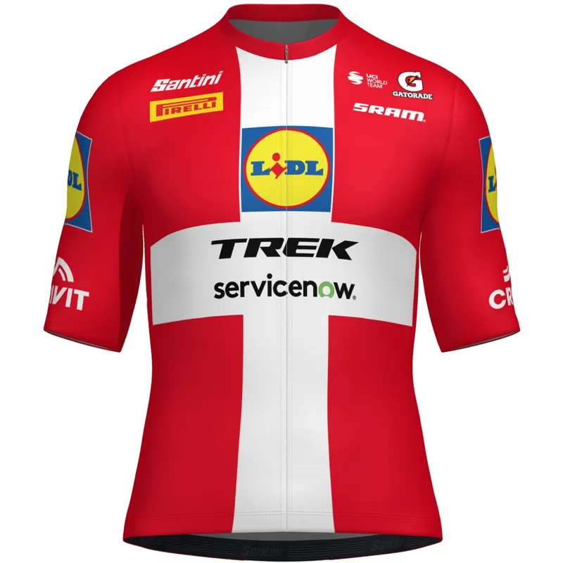Santini Team Lidl-Trek 2026 Nationaltrikot Herren - Denmark Kracherpreis