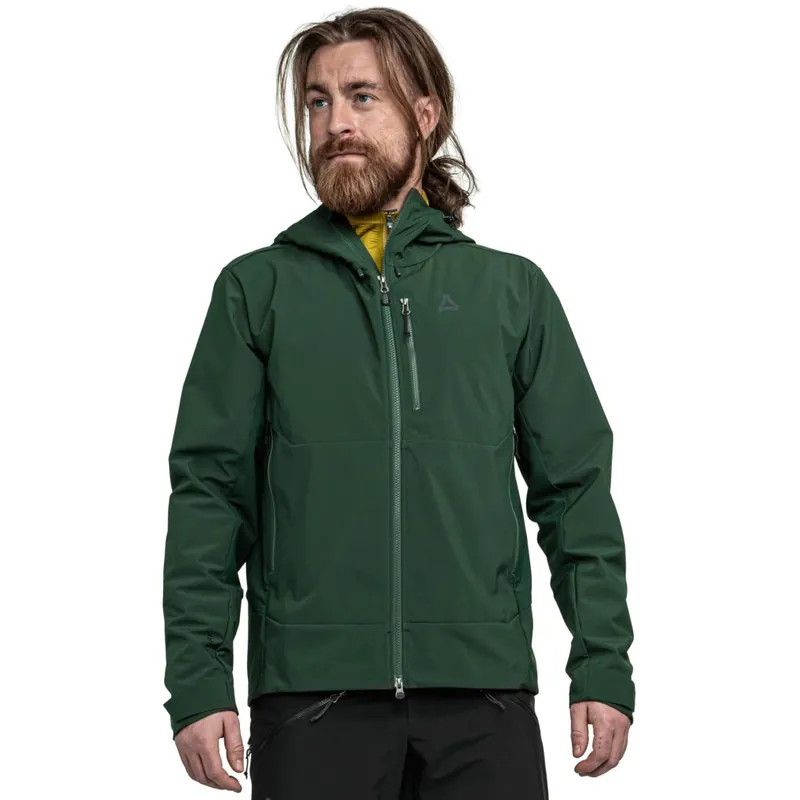 Preisreduziert Schöffel Style Milagle Softshell Jacke Herren - dark jade 6965