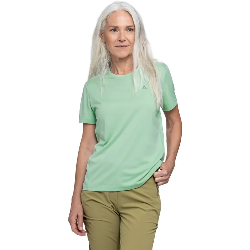 Preisreduziert Schöffel Tauron CIRC T-Shirt Damen - botanical sky 6205