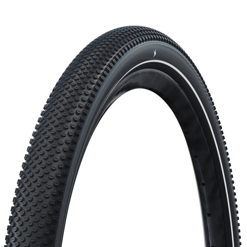Markenprodukt Schwalbe G-One Allround Faltreifen - Gravel Addix Green Race Guard TLR E-25 - 57-584 / 27.5x2.25" black reflex
