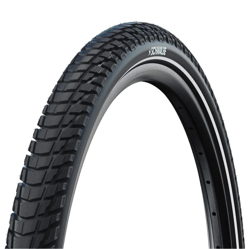 Schwalbe Marathon Plus Tour Drahtreifen - Addix Green SmartGuard E-50 - 28x2.15" Black Reflex Zertifiziert