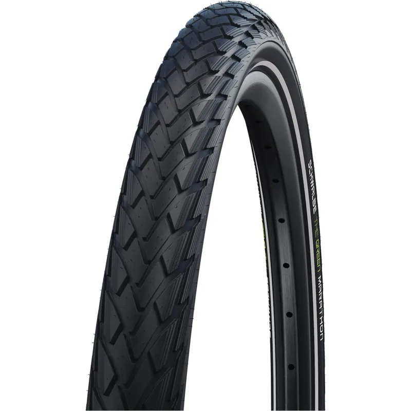 Schwalbe Marathon Drahtreifen - Performance Addix Eco Green Guard - ECE-R75 - 28x1.75" Black Reflex Saisonangebot