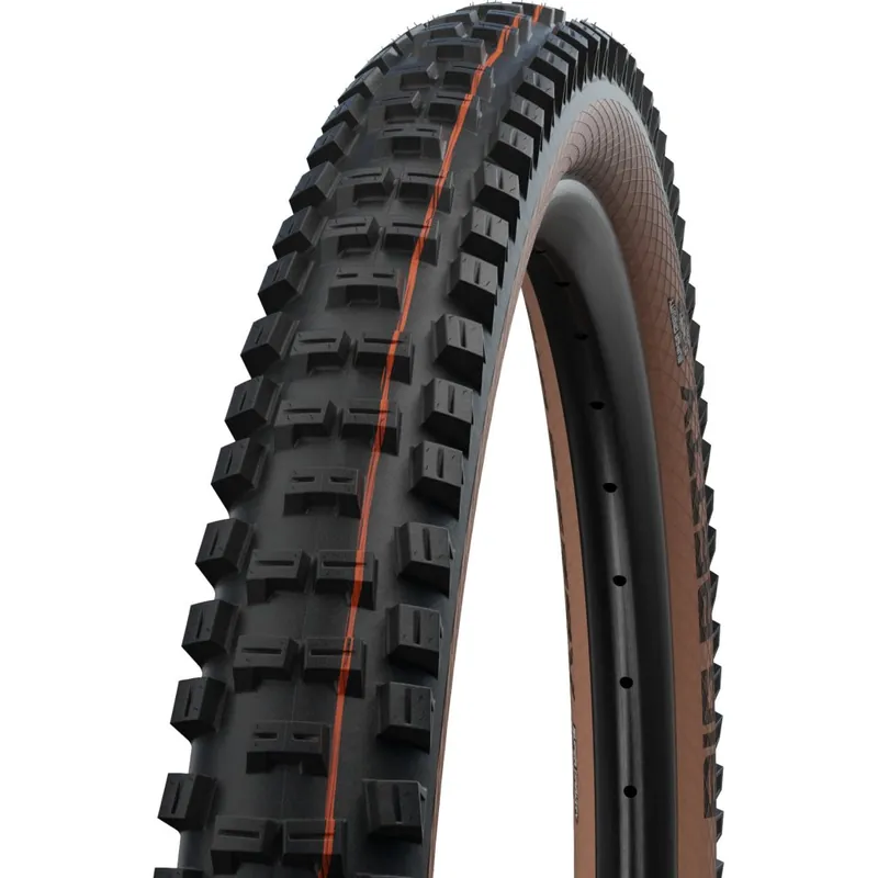 Schwalbe Big Betty Faltreifen - Evolution Addix Soft Super Gravity TLEasy - ECE-R75 - 29x2.40" Bronze Sidewall Neue Kollektion